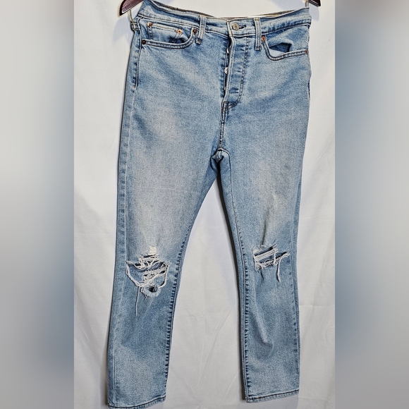 Levi's Denim - Levis Wedgie Straight Women's Distressed Jeans